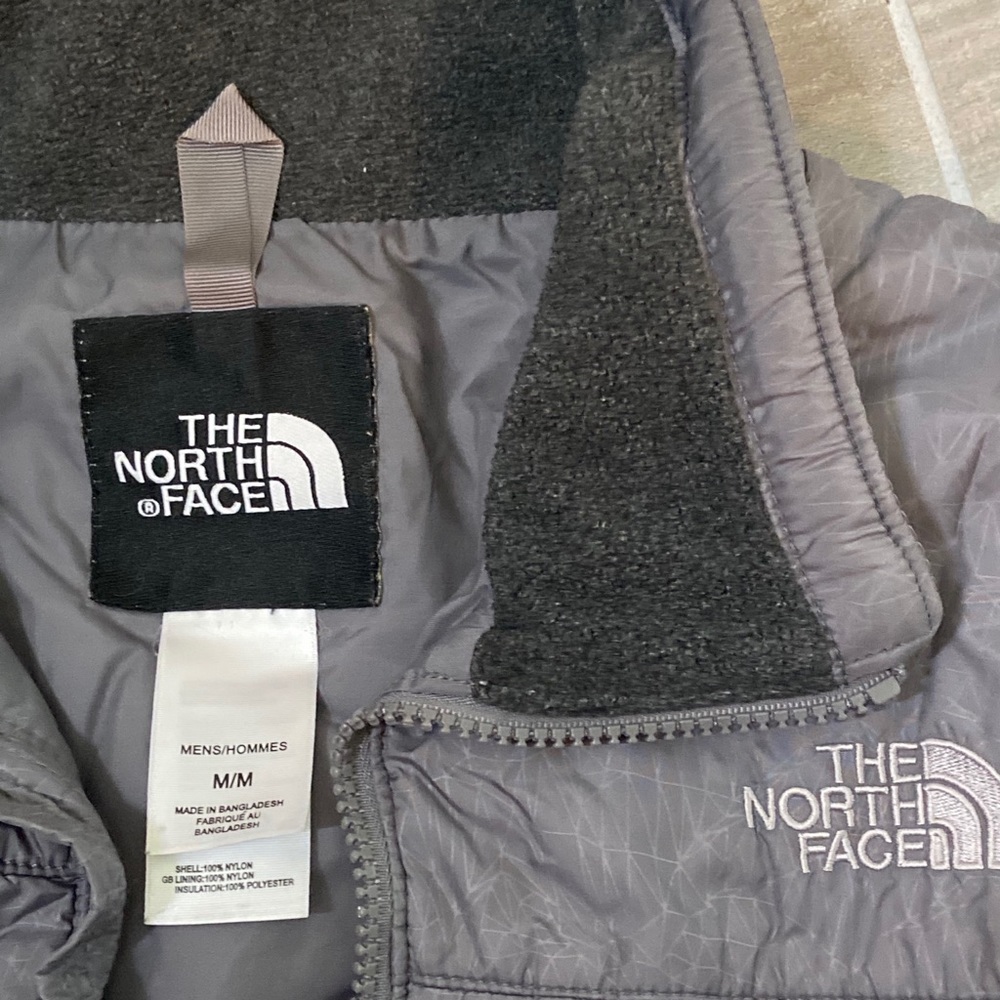 Grey north face jacket